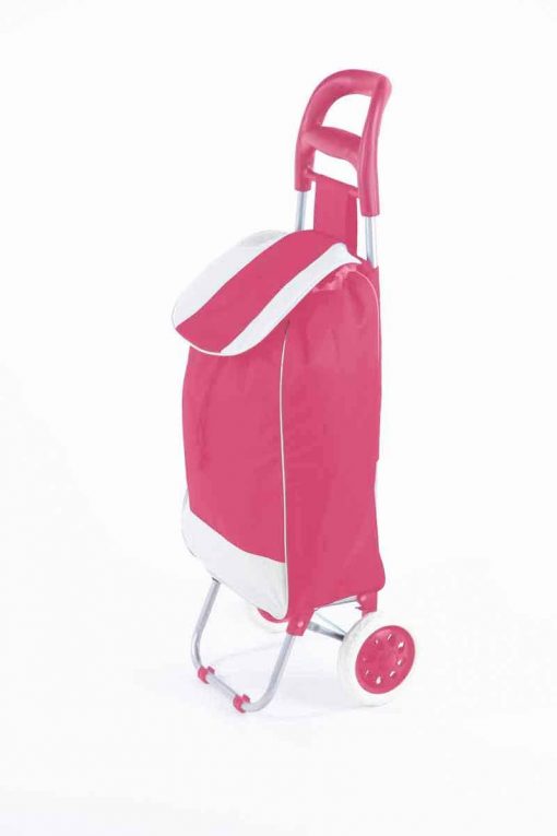 Dramaten Shoppingvagn väska med hjul – rosa – helt ny