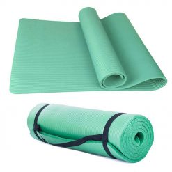NBR Träningsmatta Grön / Yogamatta extra tjock | För ditt hemmagym | Matta för Yoga